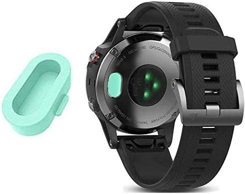10 Pieces Colorful Charger Port Protectors, Anti Dust Plugs Compatible with Vivoactive 3 Fenix 5 5S 5X Plus, Forerunner