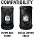 Nakedcellphone Fitted Series Case for Kyocera DuraXV Extreme, DuraXE Epic, DuraXA Equip - Black Vegan Leather