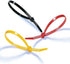 6 Inch Red Zip Ties (100 Pieces), 40lb Strength Nylon Cable Wire Ties