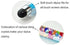 12 Pack XRONG Colors Crystal Mini Stylus, Universal Touch Screen Pen for iPhone, Samsung Galaxy, Android, iPad (12PACK)