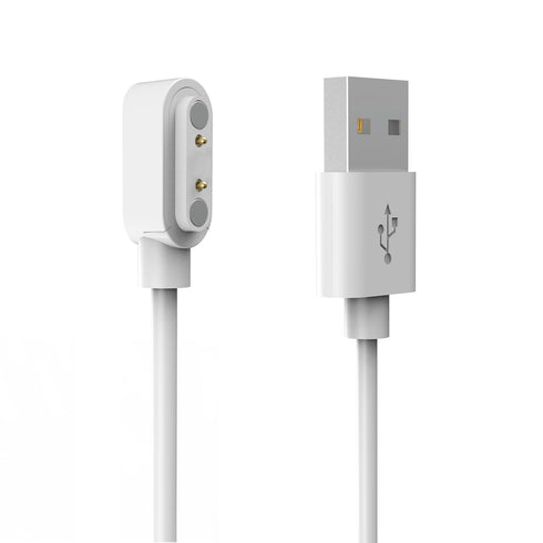 White Smart Watch Charger for VeryFit ID208BT/ID207, Magnetic Replacement USB Charging Cable Cord