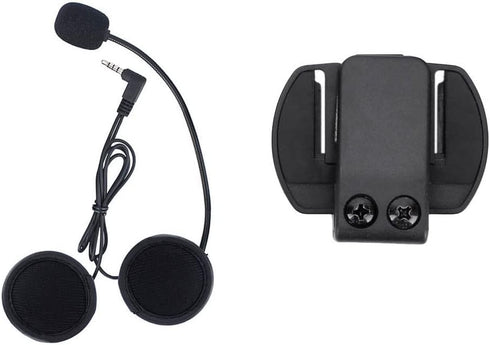 V6 V4 Microphone Earphone Clip Accessory for V6 V4 Helmet Intercom Motorcycle Bluetooth Interphone Motorbike Helmet Headset