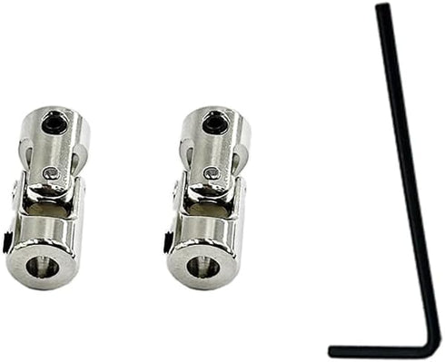 URIMPAVIDO 2PCS RC Car Boat Shaft Coupler Motor Connector Coupler Universal Joint Coupling