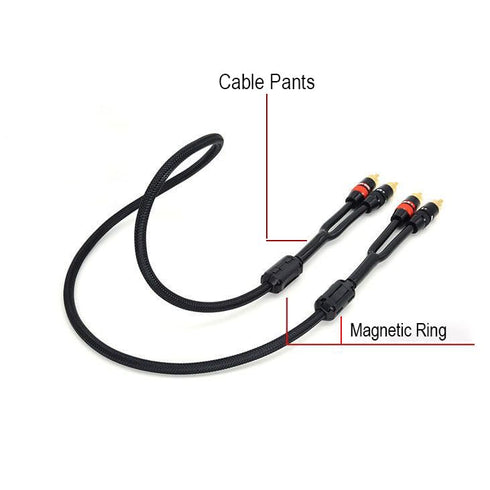 Cable Pants, Speaker Wire Pants 10MM 2 Conductor ( 10MM-2x 3.9.0MM, 8-Pack) for DIY Speaker Cables