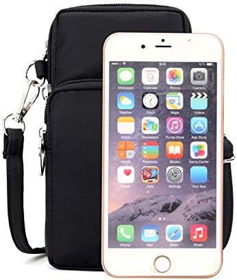 Women's Crossbody Phone Bag Purse Pouch Wristlet Wallet Case with Card Zip Pocket