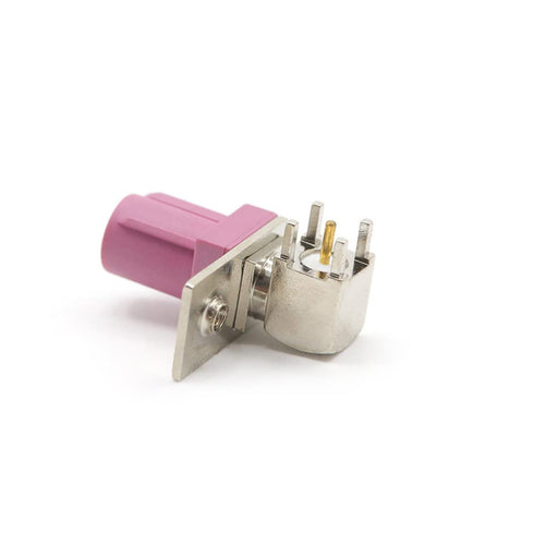 RF Coaxial Cable Connector, Fakra Video Connector H Male Right Angle RG316
