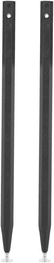 ASHATA Universal Capacitive Stylus Pen, 2PCS Precision Disc Tip Stylus for All Mobile Phones and Tablets (Black)