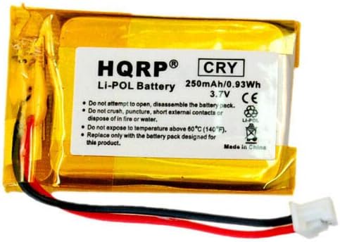 HQRP Battery Works with VXI Blue Parrott 052030, 502030 BlueParrott B250-XT, B250-XT+ Wireless Bluetooth Headset, Roadwarrior, Blue-Parrot PL602030