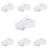 RJ45 Pass Through Connector 8P8C UTP Network Plug, Gold Plated CAT6 Cable (50 Pack)