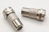 Accessonico F Type Male Plug to RCA Female Jack - RF Video TV Cable Adapter (4 Pack)