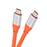 CY Cable USB3.2 Cable, 20Gbps USB4 Ultra Soft High Flex, 100W 8K 5K 4K USB4.0 Cord Male to Male, Compatible with iPhone