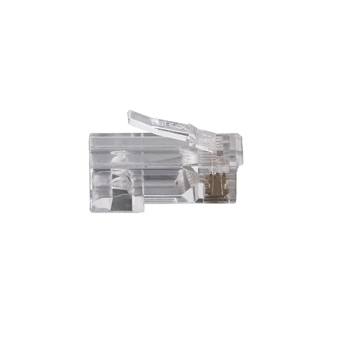 Klein Tools VDV826-762 Pass-Thru Modular Data Plug, RJ45 CAT5e, Gold Plated, 200-Pack Pass Through Connectors