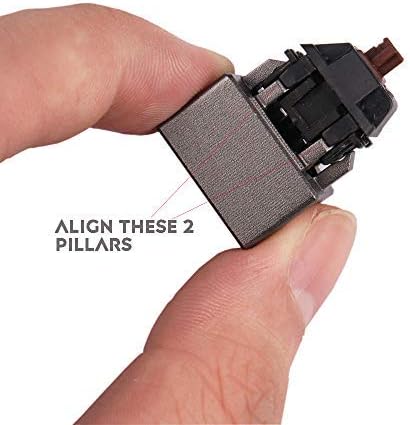 Gliging Metal Switch Opener for Mechanical Keyboard Keycaps, Aluminum Alloy for Gateron Cherry MX Switches