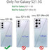 ZZXX Wallet Case for Samsung Galaxy S21 - Premium Soft PU Leather Zipper Flip Folio with Card Slot