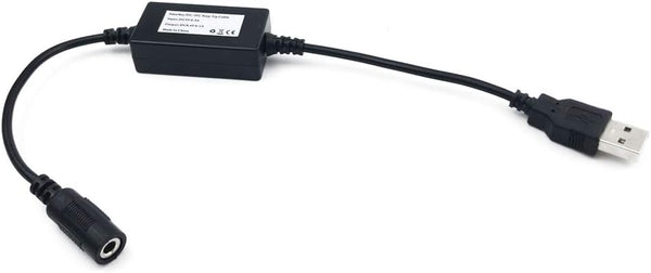 Heated Jacket Battery Step-Up Charger Cable for Heated Jackets, Hoodies, and Vests (5v USB to 8.4v 12W)