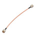 Eightwood N Male to N Male Low Loss RG400 Cable 12 inch for 4G LTE Antenna, WiFi Yagi Antenna, Router