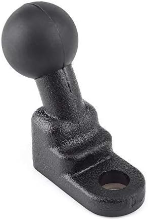 Aramox Motorcycle Ball Base with 10mm Hole, Fixed Ball Holder Isolates and Dampens Shock for Mounting
