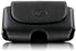 Horizontal Leather Holster for Flip Phone/Smartphone (up to 4.25x2.25x0.85 in) with Belt Clip & Loops.