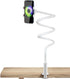 Gooseneck Phone Holder for Bed or Desk, Flexible Long Arm & Clamp, Headboard Phone Mount for iPhone or Mobile Phone