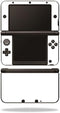 MightySkins Skin Compatible with Nintendo 3DS XL Original (2012-2014 Models), Sticker Wrap Skins Solid White