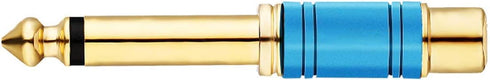 Tisino RCA to 1/4 Adapter, Gold Plated Pure Copper RCA Female to Quarter Inch Jack, 2 Pack