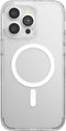 PopSockets iPhone 15 Pro Max Case with Round Phone Grip, Compatible with MagSafe, Wireless Charging Compatible - Clear