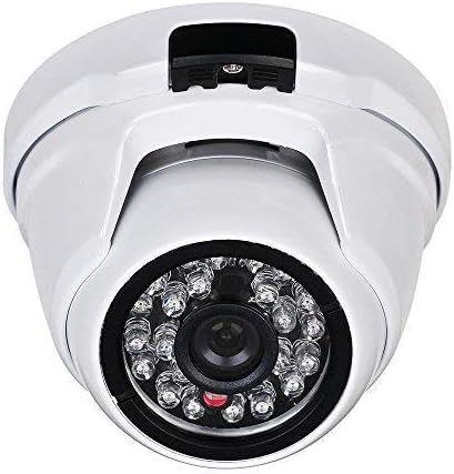EVERSECU 1080P Hybrid Outdoor/Indoor Metal Turret Dome Security Camera, Day Night Vision, Vandalproof Mini Dome