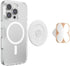 PopSockets Adhesive Phone Grip, Holder, Phone Stand, Enamel - Clover Rose Gold