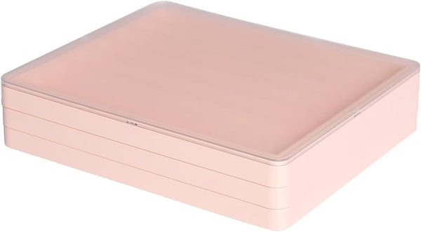 Sumgsn Keycaps Storage Box, 130 Keys Transparent Display Case Holds 7u Spacebar/Big Enter Key for XDA/Cherry/MOA/MAO