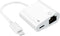 Lightning to Ethernet Adapter, Apple MFi Certified 2 in 1 RJ45 Ethernet LAN Network Adapter with Charge Port