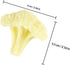 4Pcs VALICLUD Artificial Cauliflower Models Lifelike Faux Vegetables for Home Kitchen Display Prop Decorative