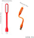 Flexible Mini USB LED Lamp Light Portable Night Light Compatible for Power Bank, Laptop, Notebook, Reading, Computer Keyboard USB Reading Light (8pcs, Orange)