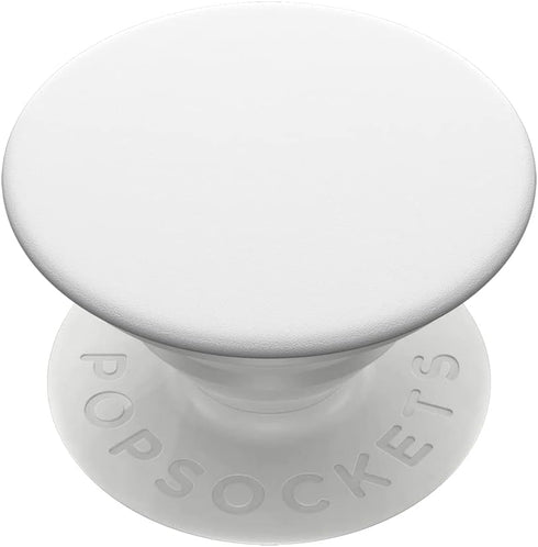 PopSockets : Phone Grip with Expanding Kickstand, Pop Socket for Phone - White