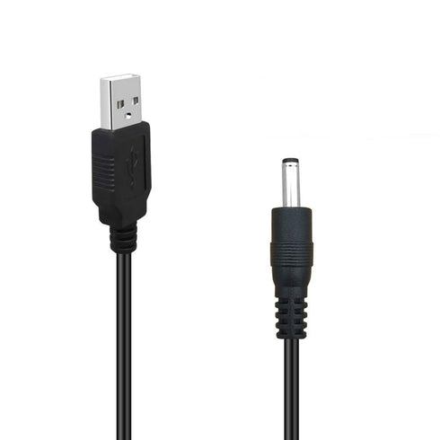 USB to DC 3.5mm Cable, 1m/3.3ft 5V DC Power Cord USB Male to DC 3.5mm x 1.35mm Male Barrel Jack Plug Adapter Connector