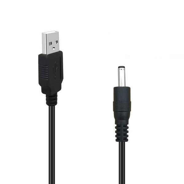USB to DC 3.5mm Cable, 1m/3.3ft 5V DC Power Cord USB Male to DC 3.5mm x 1.35mm Male Barrel Jack Plug Adapter Connector