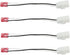 4 Pack Speaker Harness Adapter for Jeep Dodge Chrysler Models, Front Rear Door Speaker Wiring 72-6514