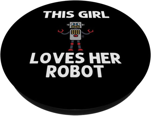 Cool Robot Art For Girls Kid Robotics Robots Engineer Coding PopSockets Standard PopGrip