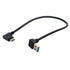 NFHK USB 3.1 Reversible USB-C Angled A Male Data Cable 90 Degree for MacBook, Tablet & Mobile Phone