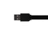 Monoprice 6 Feet Flat USB Type-C to Type-A 3.2 Gen1 Charge and Sync Cable - 5Gbps, 3 Amp, Reversible, Black