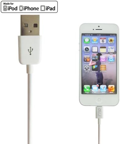 RND Apple Certified Lightning to USB 1.5FT Cable for iPhone (Xs, XS Max, XR, X, 8, 7, 6, 5S) and iPad (Pro, Air, Mini)