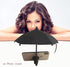 NTidea Phone Umbrella (2 Pack) for Sun Shade, Funny Snap Finger Stand Silicone Holder with Suction Cup, Black, Blue