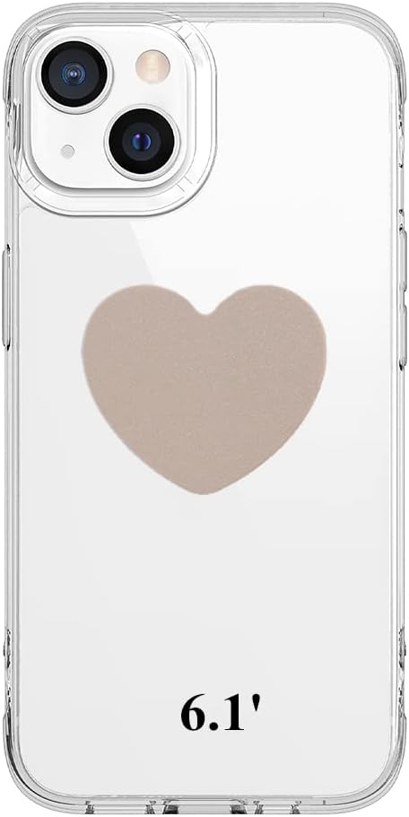 SALEX Set 9 3M 9 Pack Replacement Metal Plates with Matte Hearts. Kit of Round Iron Discs Without Holes for Magnetic