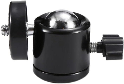 Delsmile 1/4 Mini Ball Head Screw Rotating Tripod SLR Camera Camera Light Bracket and Durable SLR Camera Tripod Bracket