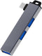 MHADBKH Aluminum Alloy Type C Hubs USB3.0 Expander with 3USB Port for Window