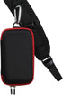 Hard Travel Case for Ekrist/LanLuk Portable Charger Power Bank 25800mAh (Black + Red Zipper)
