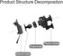 MikeHam 2007-2011 Car Phone Holder for Toyota Camry Auto Accessories[Special vehicle installationonly For Camrynon