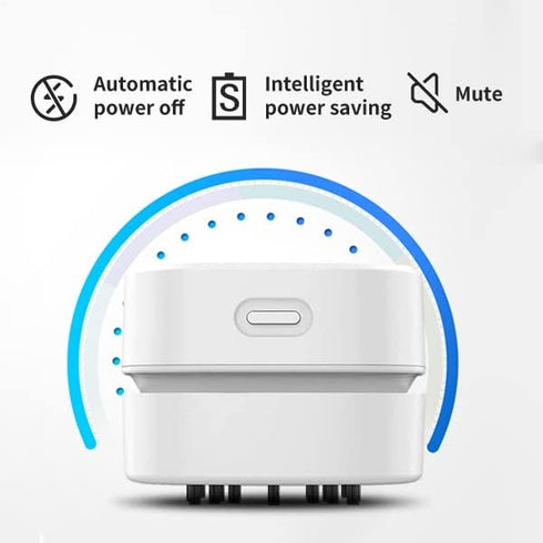 TRZLIFE Desk Vacuum, Upgraded Mini Desk Cleaner, Durable Accessory for Tiny Items and Crumbs on Desktop