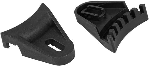Unifizz 2pcs Car Audio Speaker Subwoofer Metal Waffle Grill Cover, Black Protector with Rubber Edge and Clips, 6.5 Inch