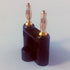 CESS Dual 2-Way Speaker Banana Male Plug Cable Connectors, 10 Pack of Banana Dual Plugs