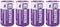 EEMB 4 Pack CR2 3V Lithium Batteries, 850mAh Non-Rechargeable, Compatible with Fujifilm Instant Camera and More